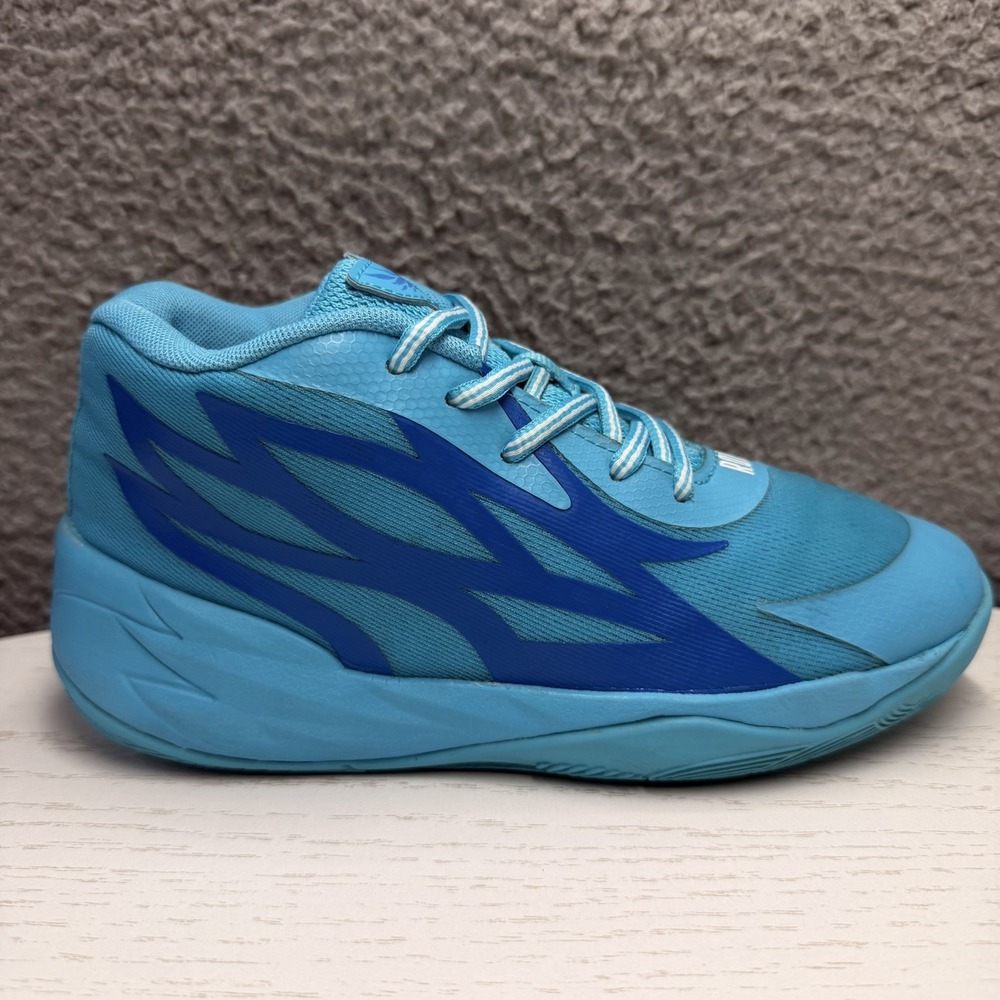 Puma Lamelo Ball ROTY 'Rookie Of The Year' Blue Teal Sneakers Preschool‎ Size 3C